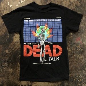 SMALL  “Welcome To My DEAD Talk” Black Shirt